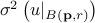 sigma^2left( u|_{B({mathbf p},r)}right)